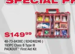 Fastenal Packout first aid kit offer