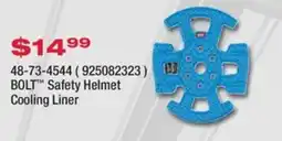 Fastenal Bolt™ safety helmet cooling liner offer