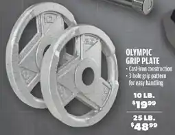 Big 5 Olympic Grip Plate offer