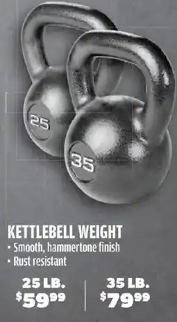 Big 5 Kettlebell Weight offer