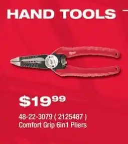 Fastenal Comfort Grip 6in1 Pliers offer