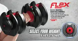 Big 5 Flex Fitness 52.5 Lb. Smartbell Adjustable Dumbbell offer