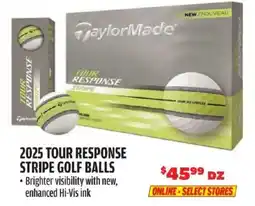 Big 5 TaylorMade 2025 Tour Response Stripe Golf Balls offer
