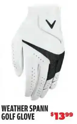 Big 5 Weather Spann golf glove offer