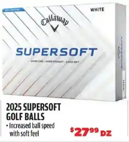Big 5 Callaway 2025 Supersoft Golf Balls offer
