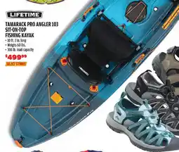 Big 5 Lifetime Tamarack Pro Angler 103 Sit-On-Top Fishing Kayak offer