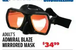 Big 5 Adult's Admiral Blaze Mirrored Mask offer