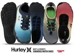 Big 5 Hurley men's or women's submerge water shoes offer