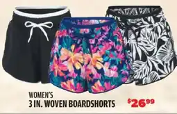 Big 5 Women's 3 In. Woven Boardshorts offer