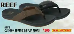 Big 5 Reef men's cushion spring 2.0 flip flops offer