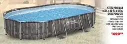 Big 5 Bestway steel pro max oval pool set offer