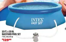 Big 5 Intex backyard pool set offer