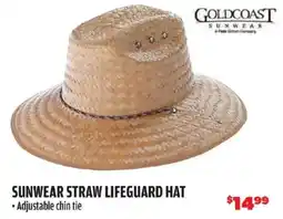 Big 5 Goldcoast sunwear straw lifeguard hat offer