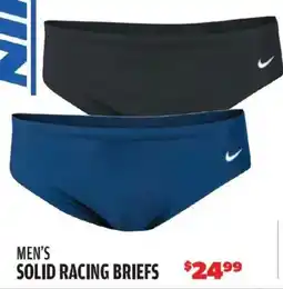 Big 5 Nike men's solid racing briefs offer
