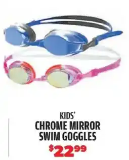 Big 5 Kids' Chrome Mirror Swim Goggles offer