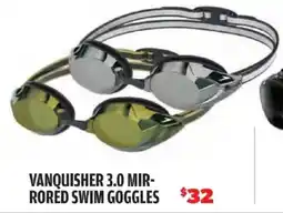 Big 5 Vanquisher 3.0 mirrored swim goggles offer
