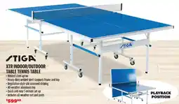 Big 5 Stiga xtr indoor/outdoor table tennis table offer