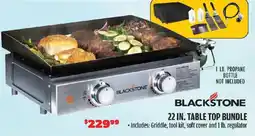 Big 5 Blackstone 22 in. table top bundle offer