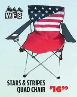Big 5 Wfs stars & stripes quad chair offer
