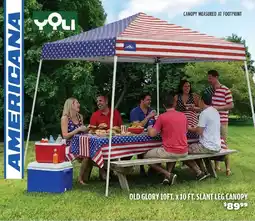 Big 5 Yoli old glory slant leg canopy offer
