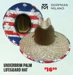 Big 5 Dorfman Milano Underbrim Palm Lifeguard Hat offer
