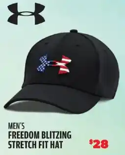 Big 5 Under Armour men's freedom blitzing stretch fit hat offer