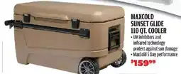 Big 5 Maxcold sunset glide 110 qt. cooler offer