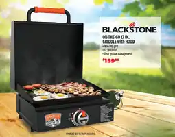 Big 5 Blackstone on-the-go 17 in. griddle with hood offer