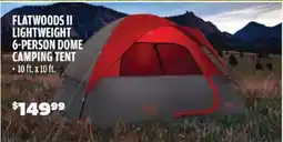 Big 5 Flatwoods II lightweight 6-person dome camping tent offer