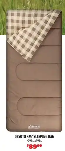 Big 5 Coleman Desoto +25° Sleeping Bag offer