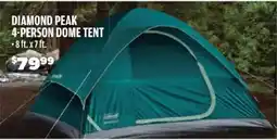 Big 5 Diamond Peak 4-person dome tent offer