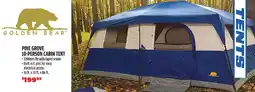 Big 5 Golden Bear pine grove 10-person cabin tent offer