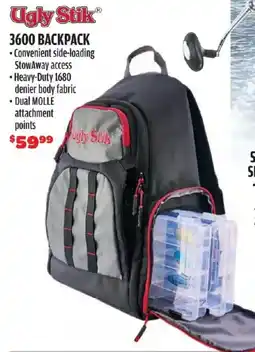 Big 5 Ugly Stik 3600 backpack offer