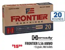 Big 5 Hornady frontier 5.56 ammo offer