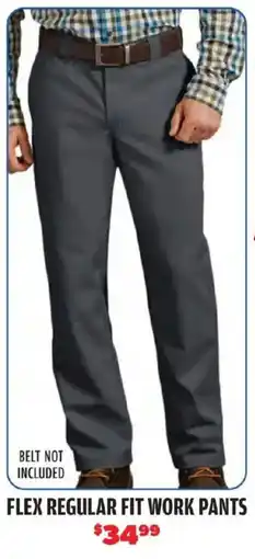 Big 5 Flex regular fit work pants offer