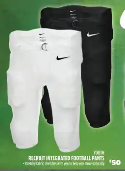 Big 5 Nike Youth Recruit Integrated Football Pants offer