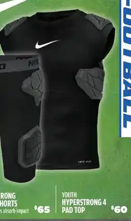 Big 5 Nike youth hyperstrong 4 pad top offer