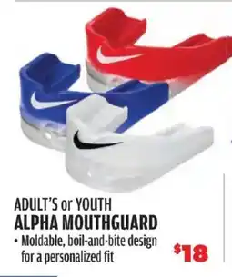 Big 5 Nike Alpha Mouthguard offer