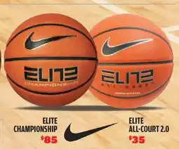 Big 5 Nike Elite Championship Basketball offer