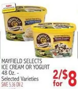 Ingles Markets Mayfield selects ice cream or yogurt offer