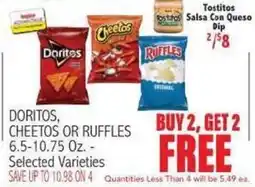 Ingles Markets Doritos or Ruffles offer