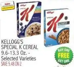 Ingles Markets Kellogg's Special K Cereal offer