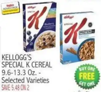 Ingles Markets Kellogg's Special K Cereal offer
