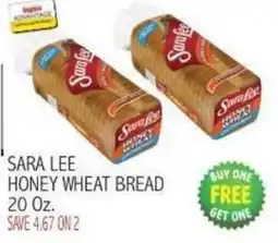 Ingles Markets Sara Lee honey wheat bread offer