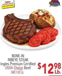 Ingles Markets Ingles bone-in ribeye steak offer