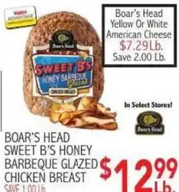 Ingles Markets Boar's Head Sweet B's Honey Barbecue Glazed Chicken Breast offer