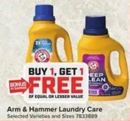 Giant Food Arm & Hammer Laundry Care offer