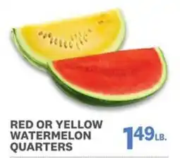 Kings Food Markets Red or Yellow Watermelon Quarters offer