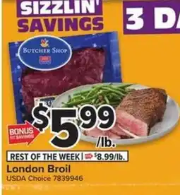 Giant Food Butcher Shop London Broil offer