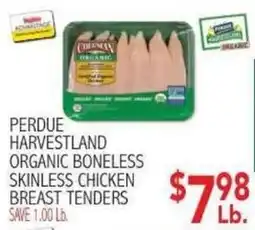 Ingles Markets Perdue harvestland organic boneless skinless chicken breast tenders offer